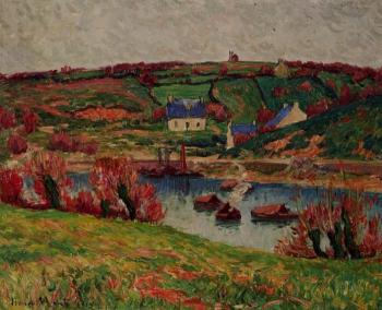 Henri Moret : The River at Douaelan-sur-Mer